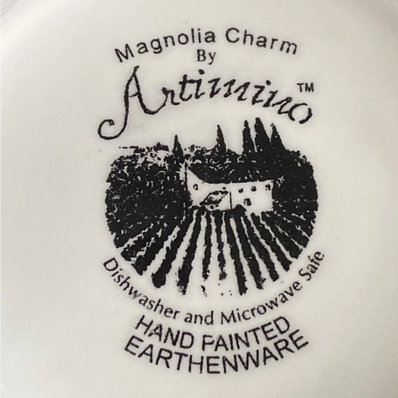 Artimino Magnolia Charm Soup / Cereal Bowls. Set of 4. EUC! - Picture 9 of 10